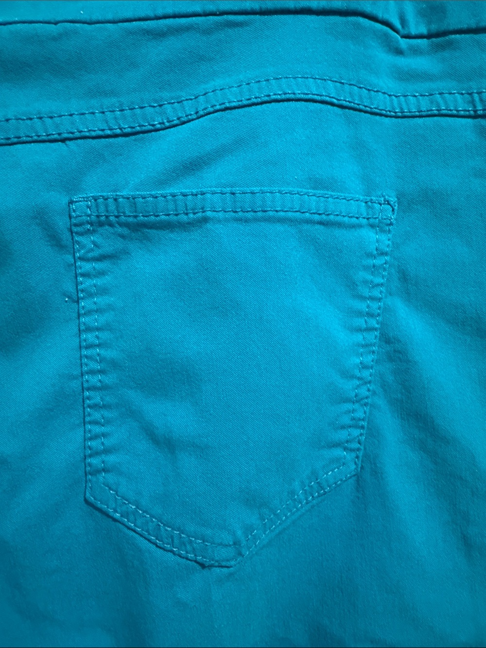 Ruby Rd. Bright Teal Capris - Picture 3 of 5